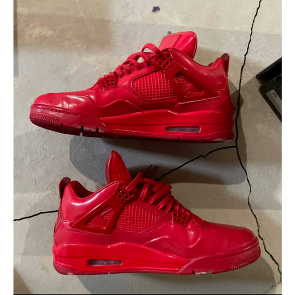 Size 10.5 Jordan 4 11LAB4 Red Patent Leather Style 719864-600 main image 6